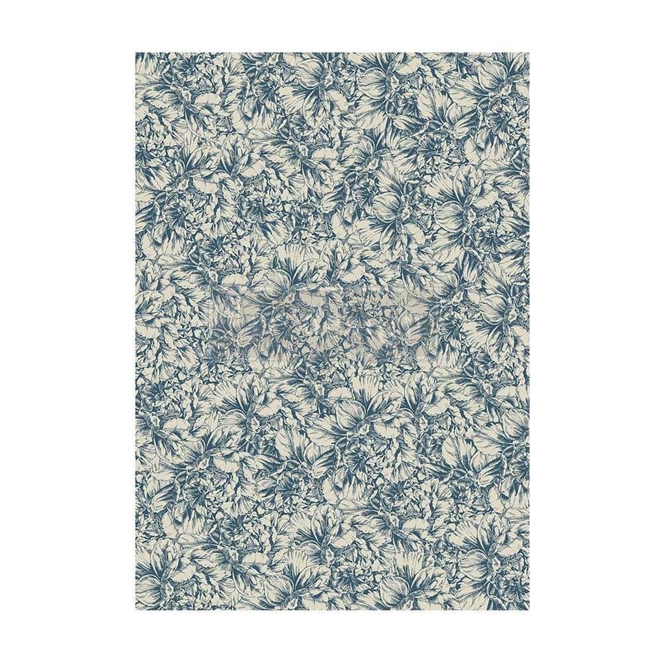 ReDesign with Prima A1 DECOUPAGE FIBER – BLUE WALLPAPER – 1 SHEET, A1 SIZE