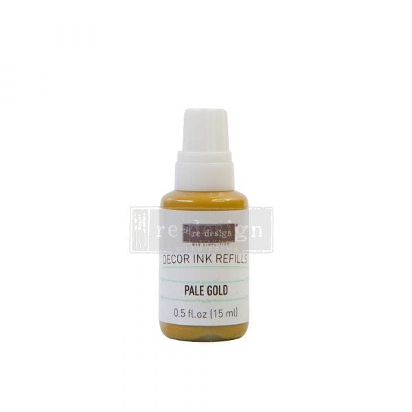 ReDesign with Prima Art Ink DECOR INK REFILL – PALE GOLD – 1 BOTTLE, 15ML