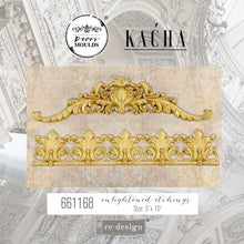 Load image into Gallery viewer, ReDesign with Prima Craft Molds DÉCOR MOULD KACHA – ENLIGHTENED ETCHINGS – 3 SHEETS, 8.5″X11″
