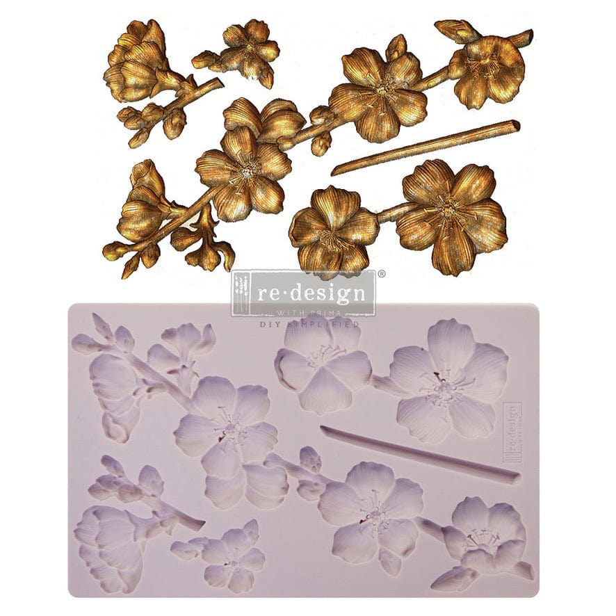 ReDesign with Prima Craft Molds REDESIGN DECOR MOULDS® – BOTANICAL BLOSSOMS – 8″X5″, 8MM THICKNESS