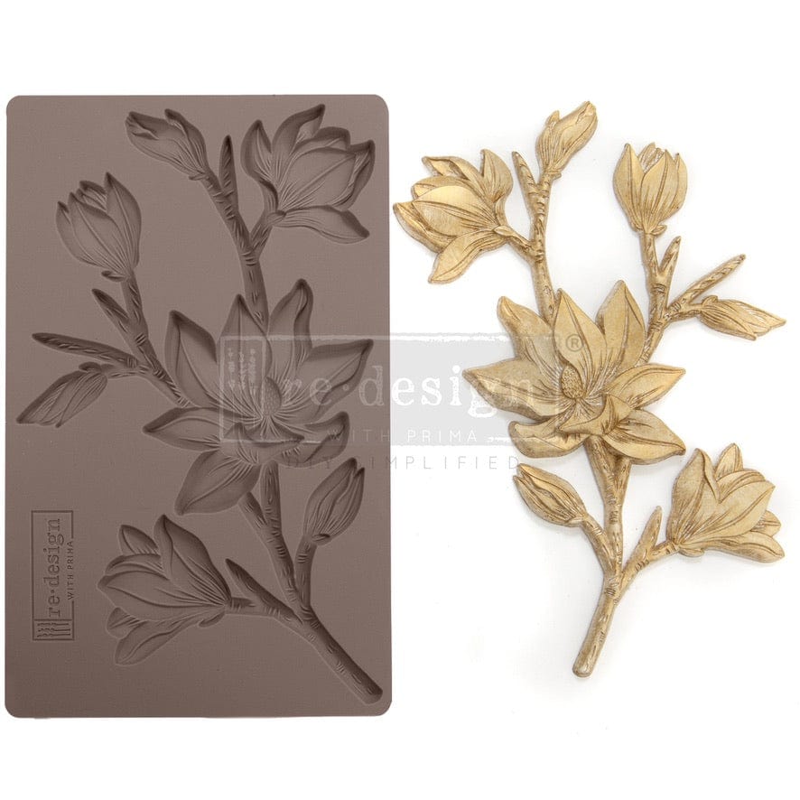 ReDesign with Prima Craft Molds REDESIGN DÉCOR MOULDS®- FOREST FLORA 5″X 8″ 8 MM THICKNESS
