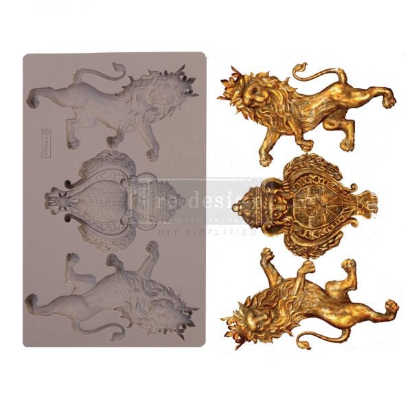 ReDesign with Prima Craft Molds REDESIGN DECOR MOULDS® – ROYAL EMBLEM – 5″ X 8″, 8MM THICKNESS