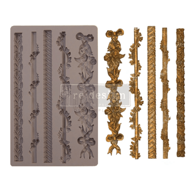 ReDesign with Prima Craft Molds REDESIGN DECOR MOULDS® – SICILIAN BORDERS – 5″ X 8″, 8MM THICKNESS