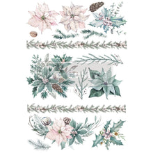 Load image into Gallery viewer, ReDesign with Prima Decor Transfers DECOR TRANSFERS® – EVERGREEN FLORALS – TOTAL SHEET SIZE 24″X35″, CUT INTO 3 SHEETS
