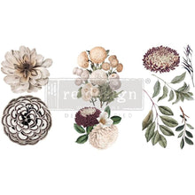 Load image into Gallery viewer, ReDesign with Prima DECOR TRANSFERS® – NATURAL FLORA – 3 SHEETS, 6″X12″
