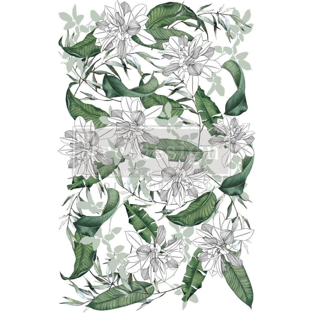 ReDesign with Prima DECOR TRANSFERS® – PEACEFUL GARDEN – TOTAL SHEET SIZE 24″X35″, CUT INTO 2 SHEETS