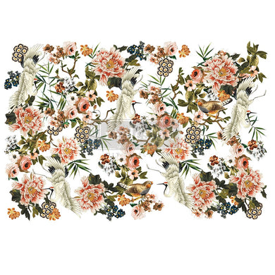 ReDesign with Prima Decor Transfers REDESIGN DECOR TRANSFERS® – ELEGANCE & FLOWERS – TOTAL SHEET SIZE 48″X35″, CUT INTO 6 SHEETS