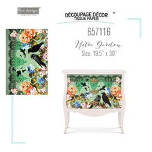 Load image into Gallery viewer, ReDesign with Prima DECOUPAGE DECOR TISSUE PAPER – CECE RETRO GARDEN – 1 SHEET, 19.5″ X 30″ - NEW RELEASE!
