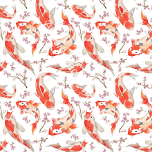 Load image into Gallery viewer, Aussie Dry Rub Transfers Koi and Lotus Dry Rub Aussie Transfer
