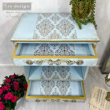 Load image into Gallery viewer, ReDesign with Prima Furniture Transfers DECOR TRANSFERS® – KACHA GOLD DAMASK
