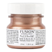 Load image into Gallery viewer, Fusion Fusion Mineral Paint Tester 37mil (1.25 oz) / Rose Gold Fusion Metallic Paint
