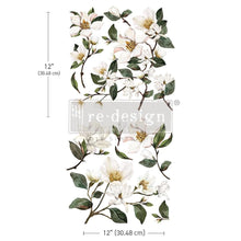 Load image into Gallery viewer, ReDesign with Prima MAXI TRANSFERS® TRANSFERS – MAGNOLIA GARDEN 12”X12”
