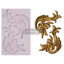Load image into Gallery viewer, ReDesign with Prima REDESIGN DECOR MOULDS® – ANTIQUE SCROLLS – 8″X5″, 8MM THICKNESS
