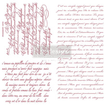 Load image into Gallery viewer, ReDesign with Prima REDESIGN DECOR STAMP – VINTAGE SCRIPT – 12″X12″ (3 PCS)
