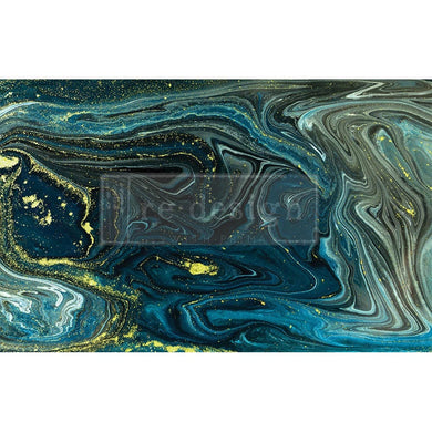 ReDesign with Prima Redesign Decoupage Decor Tissue Paper - Nocturnal Marble 1 sheet - 19”x30”