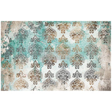 Load image into Gallery viewer, ReDesign with Prima REDESIGN DECOUPAGE DÉCOR TISSUE PAPER – PATINA FLOURISH – 1 SHEET, 19″X30″
