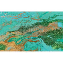 Load image into Gallery viewer, ReDesign with Prima Redesign with Prima Decoupage Decor Tissue Paper - Patina Copper - 1 sheet - 19&quot;x30&quot;
