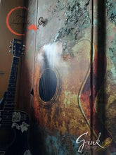 Load image into Gallery viewer, Aussie Self Adhesive Decoupage A Guitar Named Trigger - Self-adhesive Decoupage Paper
