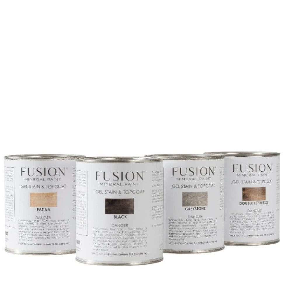 Fusion Stains Choose One Brush On Gel Stain and Top Coat