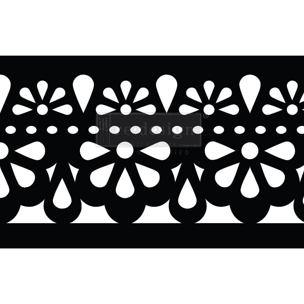 ReDesign with Prima Stencils & Die Cuts STICK & STYLE CECE – CLASSIC LACE – 1 ROLL, 7″ X 3YDS (6″ DESIGN)
