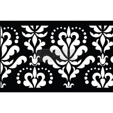 ReDesign with Prima STICK & STYLE – DAMASK FLOURISH – 1 ROLL, 7″ X 3YDS (6″ DESIGN)