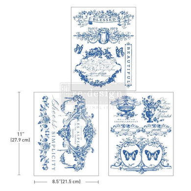 ReDesign with Prima Transfer Paper MIDDY TRANSFERS® – LOVELY LABELS – 3 SHEETS, 8.5″X11″